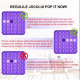 Jucarie Antistres Din Silicon, Pop It Now And Flip It, 30 Cm, Patrat Mare
