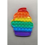 Jucarie Antistres Din Silicon, Pop It Now And Flip It, Briosa, Curcubeu