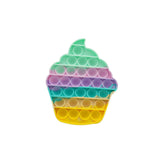 Jucarie antistres din silicon, Pop it Now and Flip It, Briosa, Multicolor - vivimall.ro