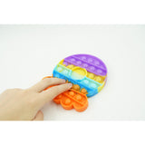 Jucarie antistres din silicon, Pop It Now and Flip It, Caracatita, Multicolor - vivimall.ro