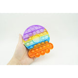 Jucarie antistres din silicon, Pop It Now and Flip It, Caracatita, Multicolor - vivimall.ro