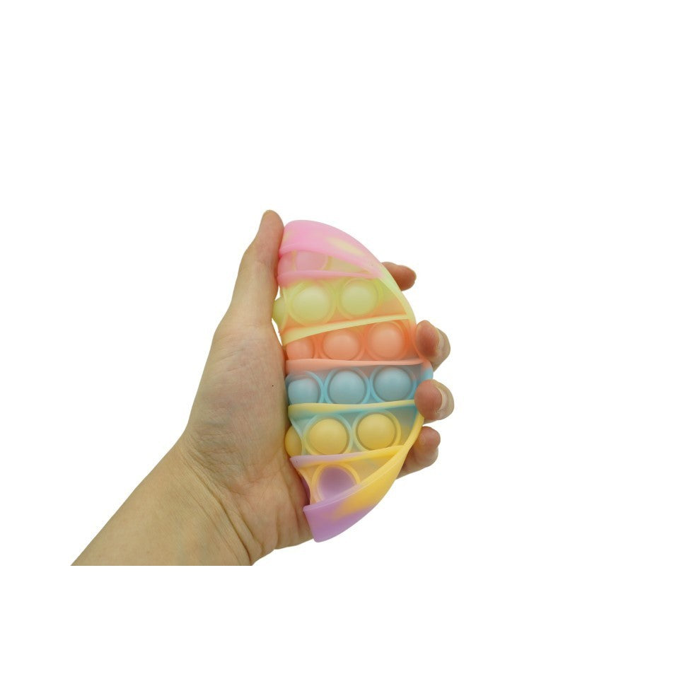 Jucarie Antistres Din Silicon, Pop It Now And Flip It, Cerc, Fosforescent
