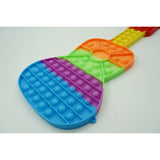 Jucarie antistres din silicon, Pop It Now and Flip It, Chitara, Macarons - vivimall.ro
