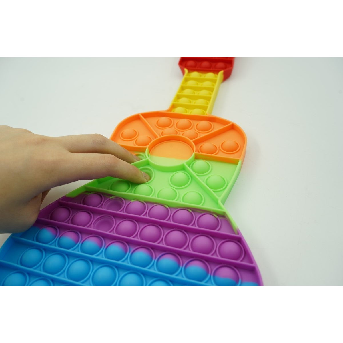 Jucarie Antistres Din Silicon, Pop It Now And Flip It, Chitara, Macarons