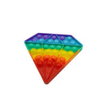 Jucarie Antistres Din Silicon, Pop It Now And Flip It, Diamant