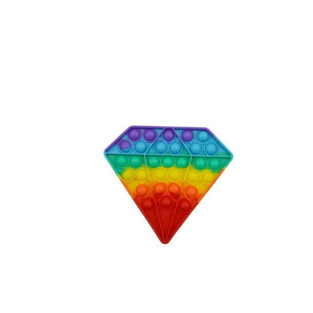Jucarie Antistres Din Silicon, Pop It Now And Flip It, Diamant
