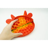 Jucarie antistres din silicon, Pop it Now and Flip It, Flippy, Geanta, Model 4, Multicolor - vivimall.ro
