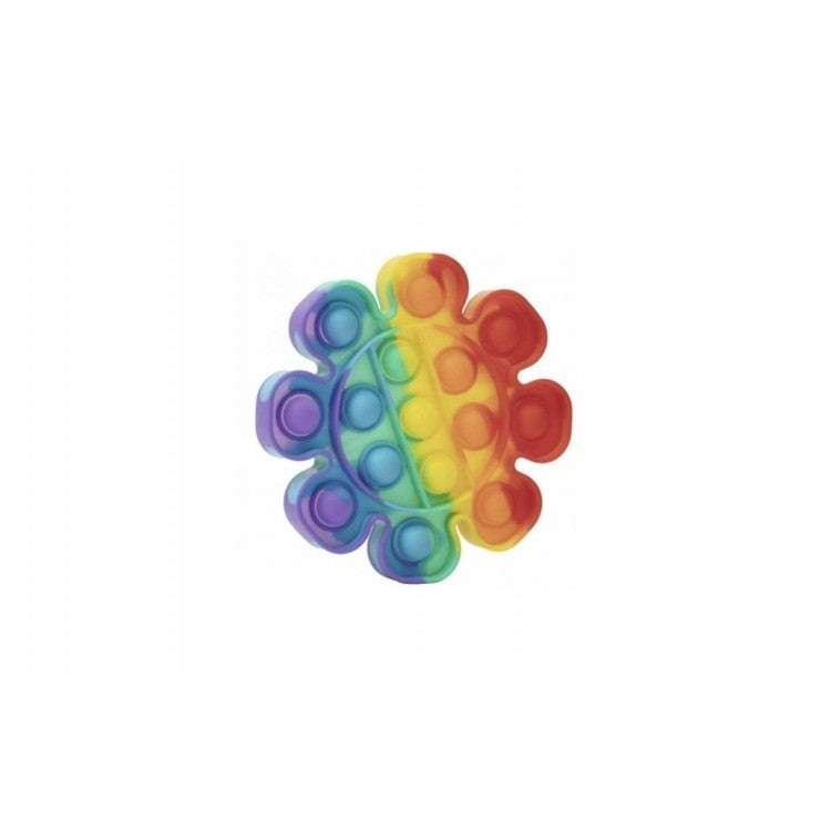 Jucărie antistres Pop It Floare din silicon multicolor, Model 2