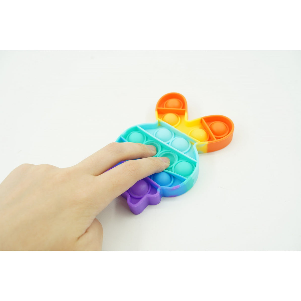 Jucarie Antistres Din Silicon, Pop It Now And Flip It, Iepure Mic