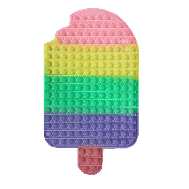 Jucarie antistres din silicon, Pop It Now and Flip It, Inghetata uriasa, Macarons - vivimall.ro