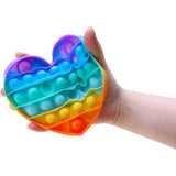 Jucarie Antistres Din Silicon, Pop It Now And Flip It, Inima