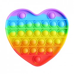 Jucarie Antistres Din Silicon, Pop It Now And Flip It, Inima