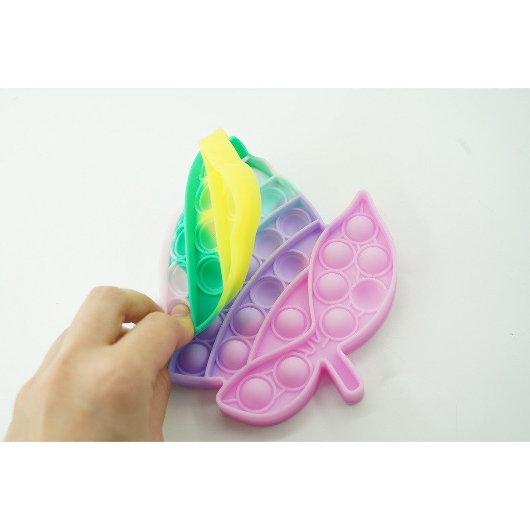 Jucarie antistres din silicon, Pop it Now and Flip It, Lamaie, Multicolor - vivimall.ro