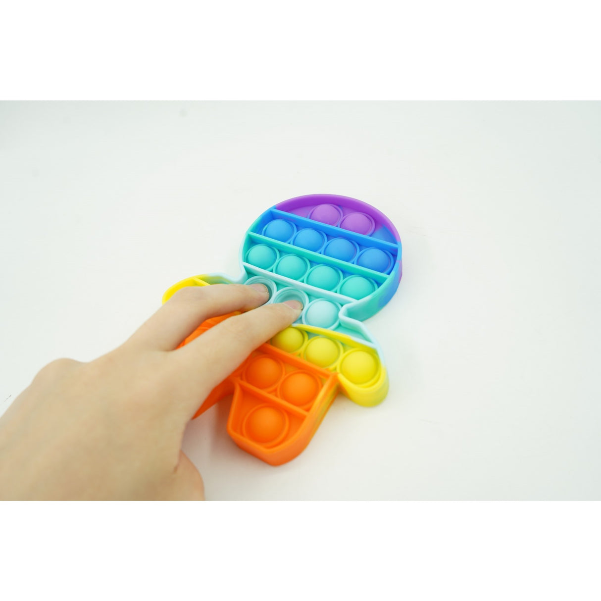 Jucarie Antistres Din Silicon, Pop It Now And Flip It, Om