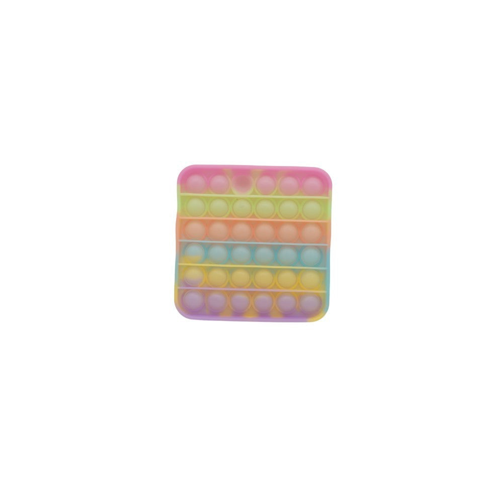 Jucarie Antistres Din Silicon, Pop It Now And Flip It, Patrat, Fosforescent