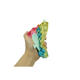Jucarie antistres din silicon, Pop it Now and Flip It, Strugure, Multicolor - vivimall.ro