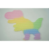 Jucarie antistres din silicon Pop it now, Dinozaur, multicolor, urias, Fosforescent - vivimall.ro
