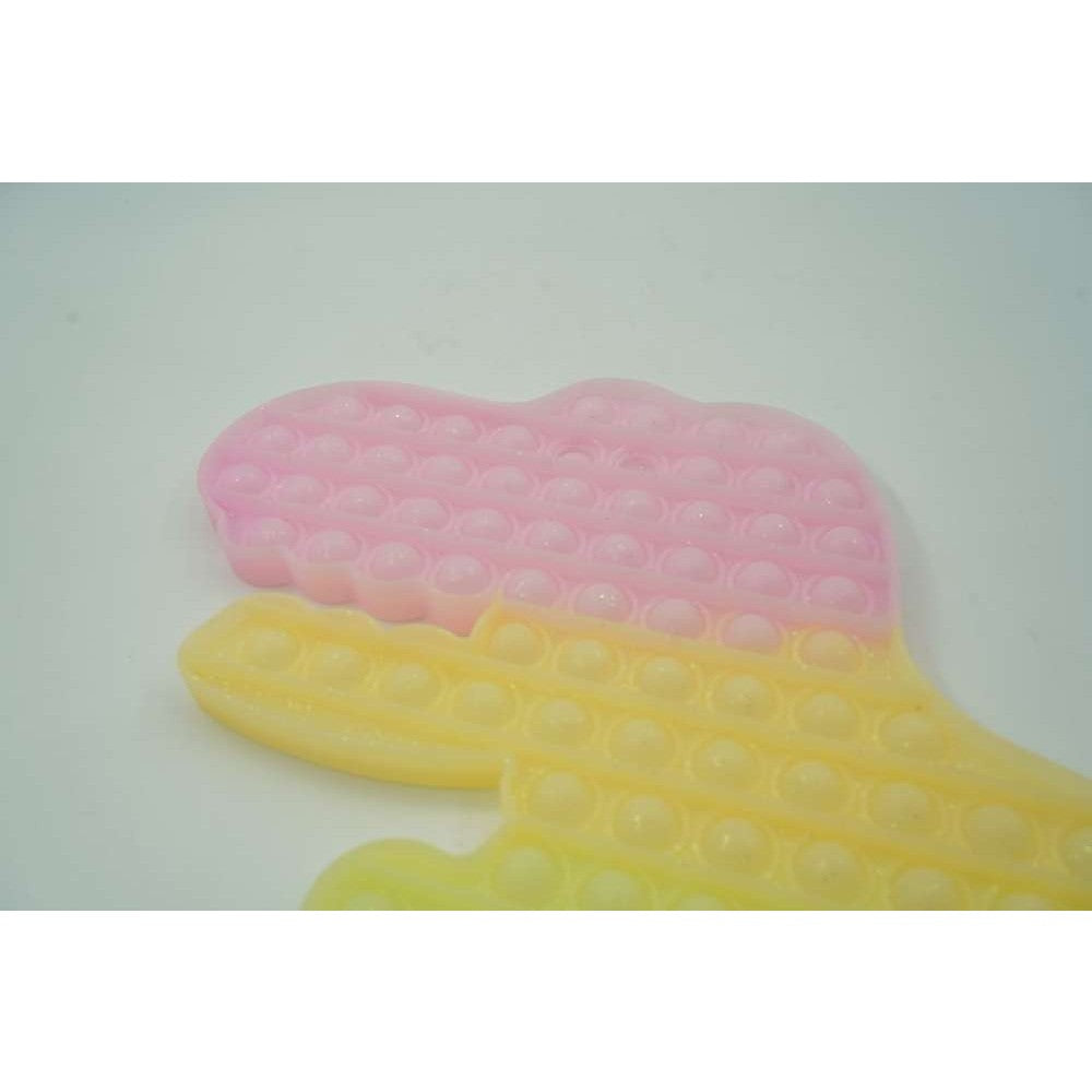 Jucarie Antistres Din Silicon Pop It Now, Dinozaur, Urias, Fosforescent