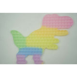 Jucarie Antistres Din Silicon Pop It Now, Dinozaur, Urias, Fosforescent
