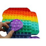 Jucarie antistres din silicon Pop it now, forma Among Us, multicolor, urias, model 2 - vivimall.ro