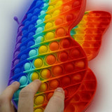 Jucarie Antistres Din Silicon Pop It Now, Forma Fluture, Urias