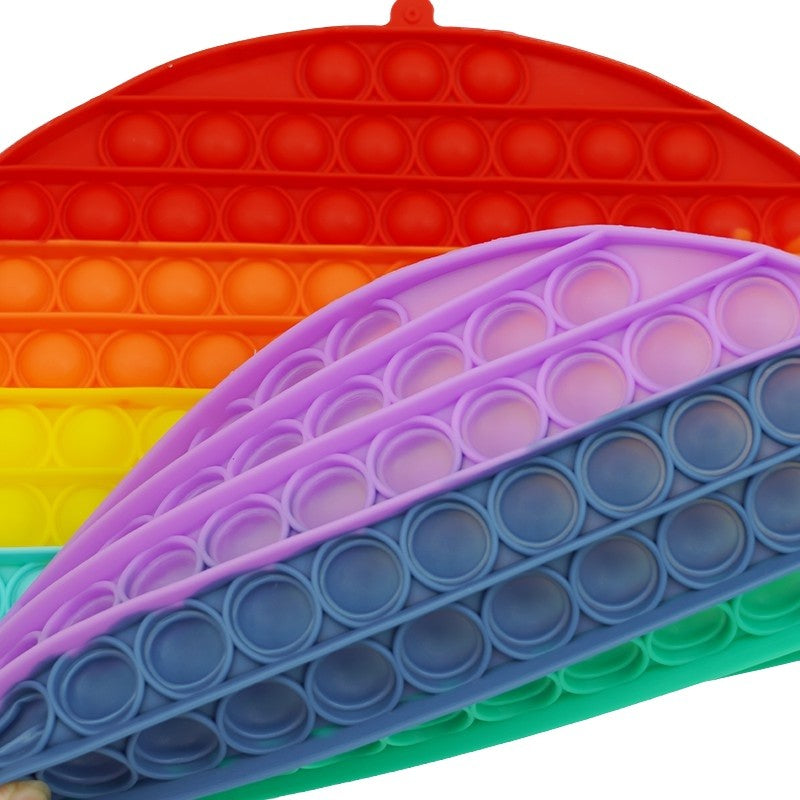 Jucarie Antistres Din Silicon Pop It Now, Forma Rotund, Multicolor, Urias - vivimall.ro