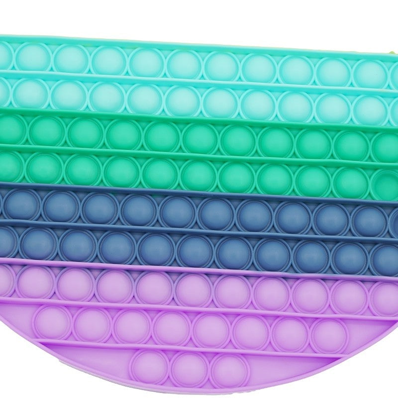 Jucarie Antistres Din Silicon Pop It Now, Forma Rotund, Multicolor, Urias - vivimall.ro