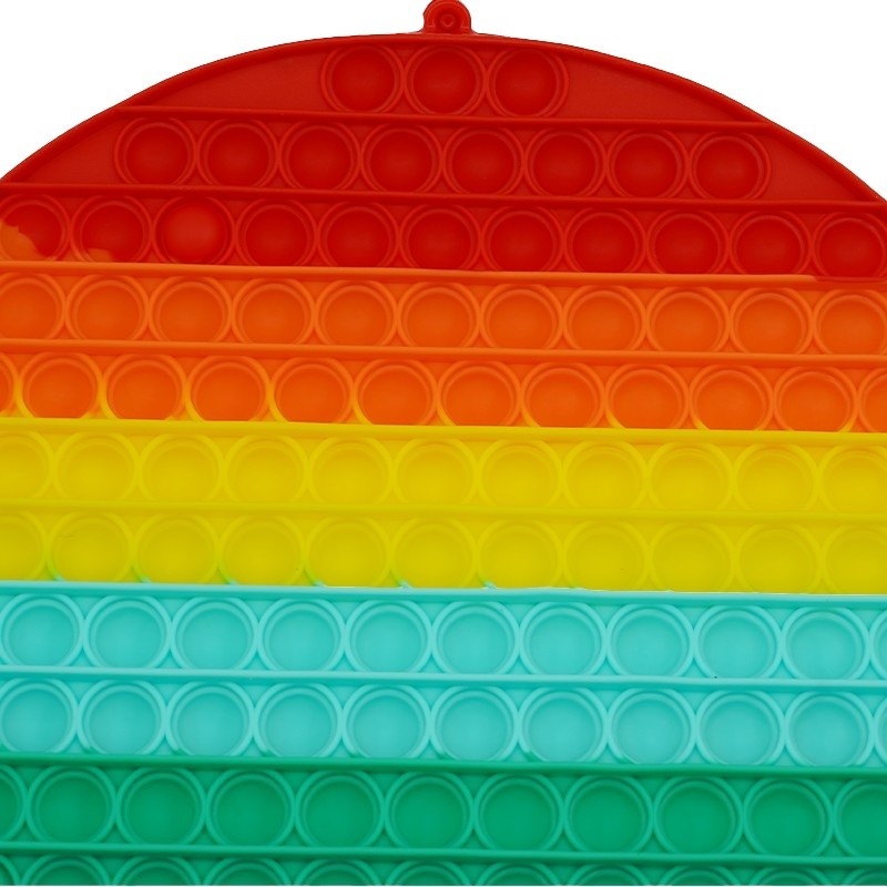 Jucarie Antistres Din Silicon Pop It Now, Forma Rotund, Multicolor, Urias - vivimall.ro