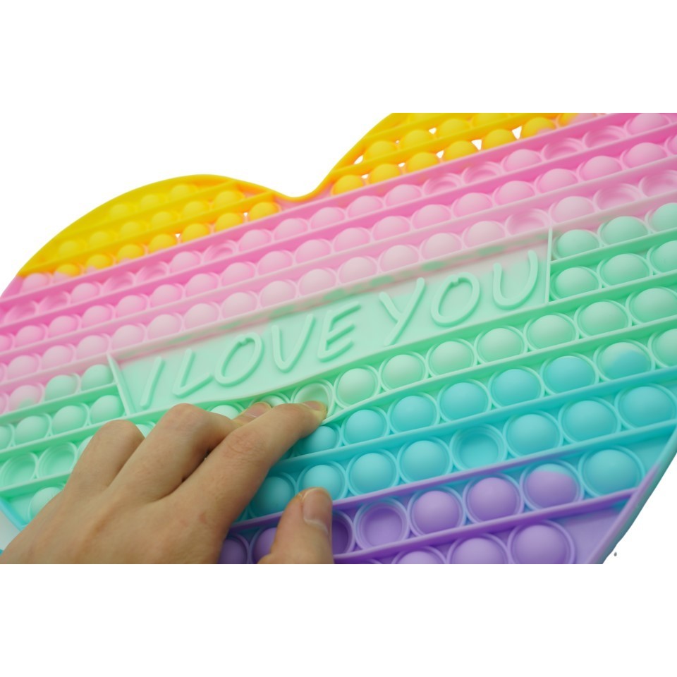 Jucarie Antistres Din Silicon Pop It Now, Inima, Urias