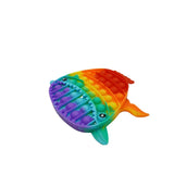 Jucarie Antistres Din Silicon Pop It Now, Rechin, 19 Cm