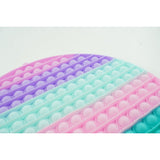 Jucarie antistres din silicon Pop it now, Rotund, multicolor, urias, model 2 - vivimall.ro