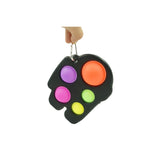 Jucarie Antistres Flippy - Fidget Toy, Simple Dimple, Among us, Negru - vivimall.ro