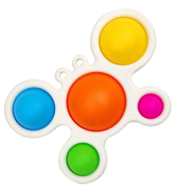 Jucarie Antistres Vivimall - Fidget Toy, Simple Dimple, Crab, Multicolor