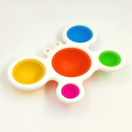 Jucarie Antistres - Fidget Toy, Simple Dimple, Crab, Multicolor - vivimall.ro