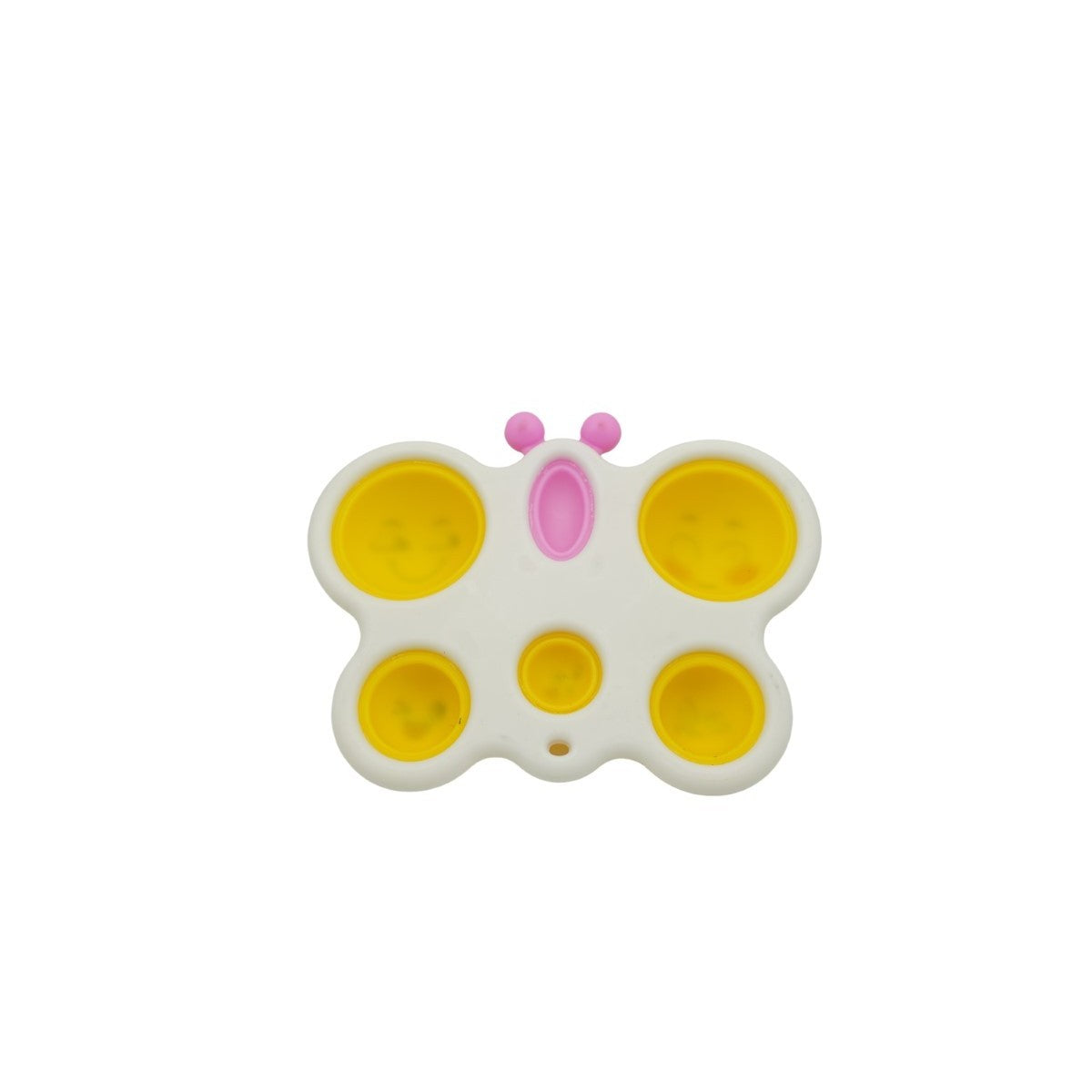 Jucarie Antistres - Fidget Toy, Simple Dimple, Fluture, Alb - vivimall.ro
