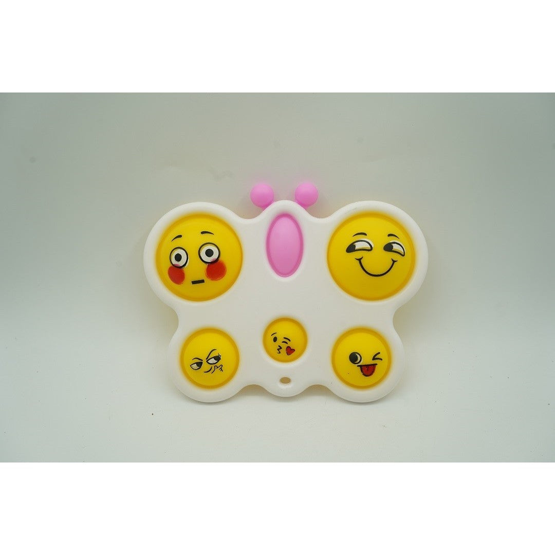 Jucarie Antistres - Fidget Toy, Simple Dimple, Fluture, Alb - vivimall.ro