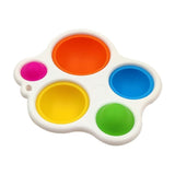 Jucarie Antistres Flippy - Fidget Toy, Simple Dimple, Multicolor - vivimall.ro