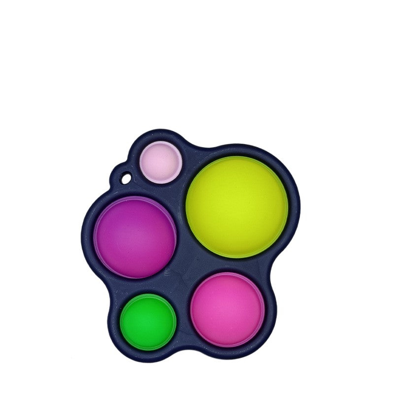 Jucarie Antistres Vivimall - Fidget Toy, Simple Dimple, Negru - vivimall.ro