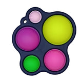 Jucarie Antistres - Fidget Toy, Simple Dimple, Negru - vivimall.ro