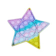 Jucarie Antistres, Tip Pop It Now And Flip It, Steluta, Din Silicon, Multicolor - vivimall.ro