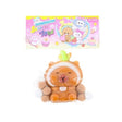 Jucarie Antistres Squishy, Flippy, cu Revenire Lenta, Model Capybara, 7cmx6.5 cm, din TPR, Ambalaj Transparent, Maro - vivimall.ro