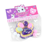 Jucarie Antistres Squishy, Cu Revenire Lenta, Labuta De Pisica Pufoasa, 7.5 Cm, Ambalaj , Multicolor - vivimall.ro