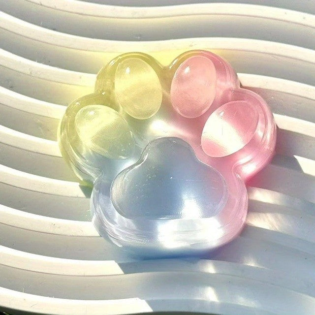 Jucarie Antistres Squishy, Cu Revenire Lenta, Labuta De Pisica Pufoasa, 7.5 Cm, Ambalaj , Multicolor - vivimall.ro