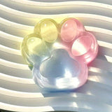 Jucarie Antistres Squishy, Cu Revenire Lenta, Labuta De Pisica Pufoasa, 7.5 Cm, Ambalaj , Multicolor - vivimall.ro