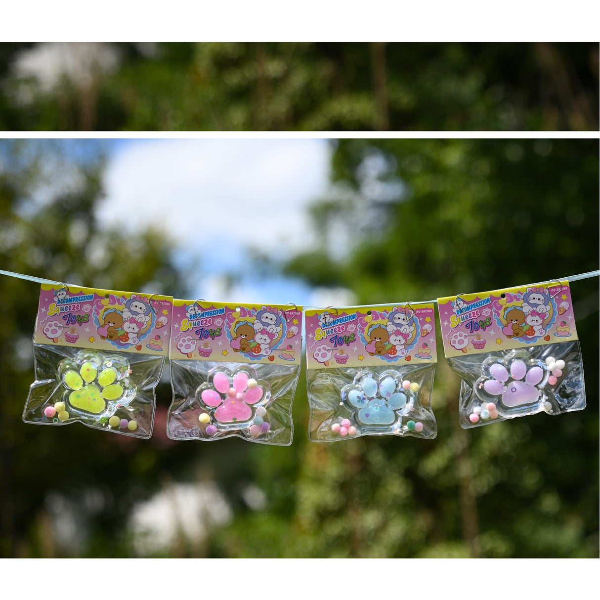 Jucarie Antistres Squishy, Cu Revenire Lenta, Labuta De Pisica Pufoasa, 7.5 Cm, Ambalaj , Multicolor - vivimall.ro