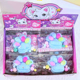 Jucarie Antistres Squishy, Cu Revenire Lenta, Labuta De Pisica Pufoasa, 7.5 Cm, Ambalaj , Multicolor