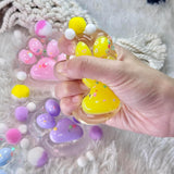 Jucarie Antistres Squishy, Cu Revenire Lenta, Labuta De Pisica Pufoasa, 7.5 Cm, Ambalaj , Multicolor
