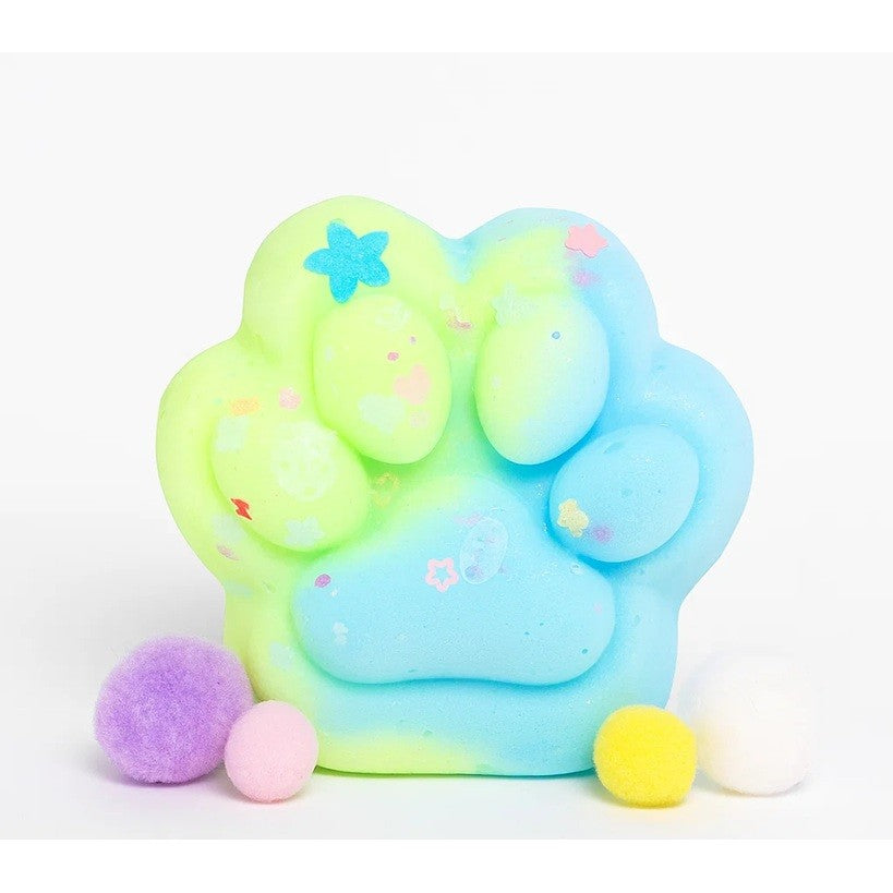 Jucarie Antistres Squishy, Cu Revenire Lenta, Labuta De Pisica Pufoasa, 7.5 Cm, Ambalaj , Multicolor