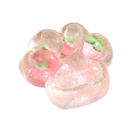 Jucarie Antistres Squishy, Flippy, cu Revenire Lenta, Labuta de Pisica Pufoasa, 7.5 cm, Ambalaj Transparent, Model 270522, Multicolor - vivimall.ro
