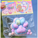 Jucarie Antistres Squishy, Flippy, cu Revenire Lenta, Labuta de Pisica Pufoasa, 7.5 cm, Ambalaj Transparent, Model 27053, Multicolor - vivimall.ro